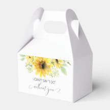 Solblommor Bridesmaid Frieri Gift Box