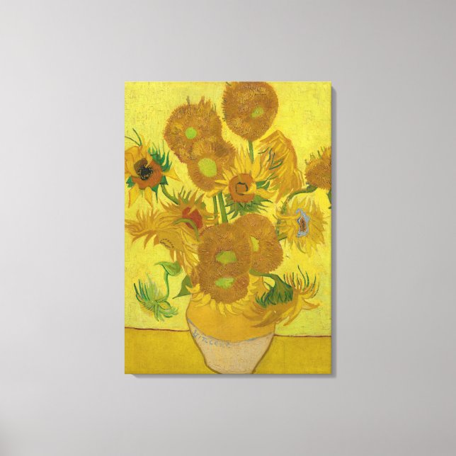 Solblommor Canvastryck (Framsida)