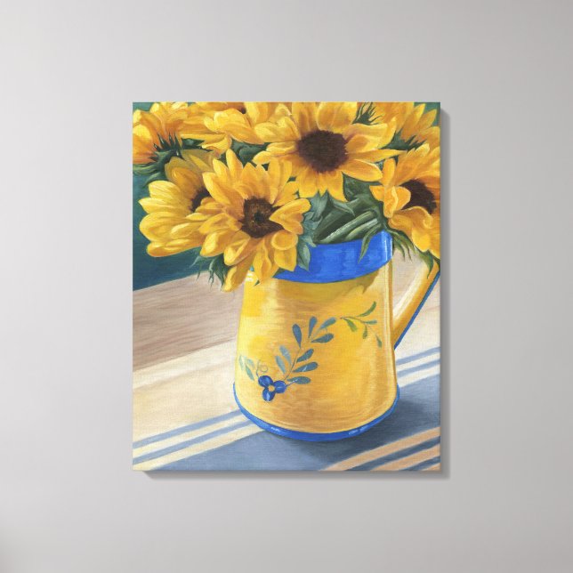 Solblommor Canvastryck (Framsida)