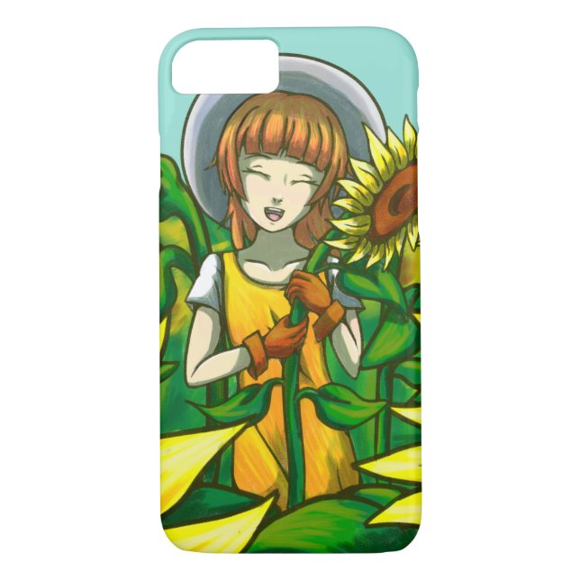 Solblommor Case-Mate iPhone Skal (Baksida)