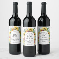 Solblommor Cheers till 100 års födelsedag