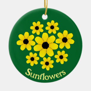 Solblommor Design Julgransprydnad Keramik
