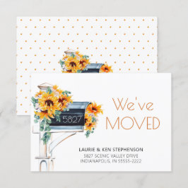 Solblommor Eucalyptus Mailbox Vattenfärg Vi Flytta