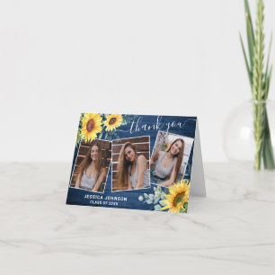 Solblommor Eucalyptus Rustic 3 PHOTO Studenten Tack Kort