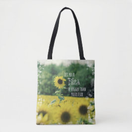 Solblommor Faith Bigger än Fruear Tygkasse