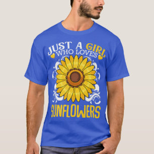 Solblommor Florist Inspired Flower Botanical Plant T Shirt