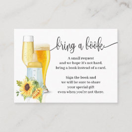 Solblommor för in en babblettskugga i Bok Placeringskort