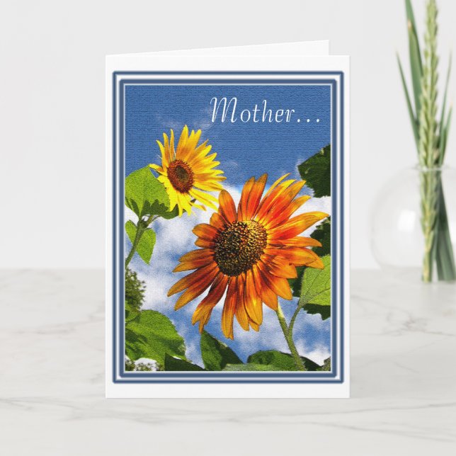 Solblommor för Mor Kort (Framsida)