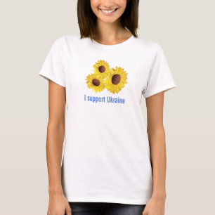 Solblommor för Ukraina Design TeeShirt T-Shirt