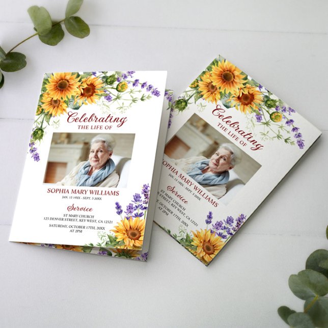 Solblommor FoU-program (Funeral Order Program) Kort (Skapare uppladdad)