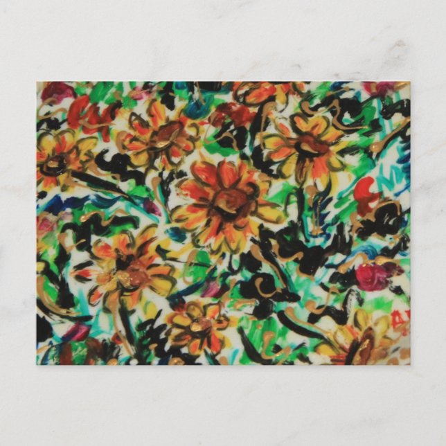 Solblommor från Italien Vykort (Framsida)