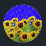 Solblommor - Fred - Frihet för Ukraina Darttavla<br><div class="desc">Solblommor - Fred - Frihet för Ukraina - Stödja oberoende tillsammans - Seger! Låt oss världen till ett bättre ställe - alla tillsammans! En bättre värld börjar - beroende - behöver du också! Du kan överföra till 1 000 Zazzle-produkter. Ändra storlek och flytta eller ta bort och lägg till inslag/text...</div>