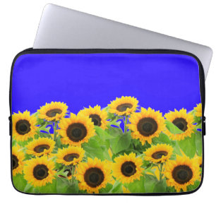 Solblommor - Frihet Ukraina, fred, Ukraina Flagga Laptop Fodral