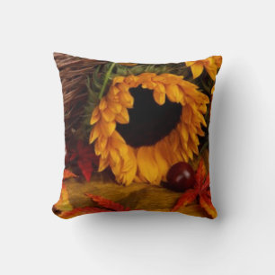 "Solblommor höstblommor" fall Kudde