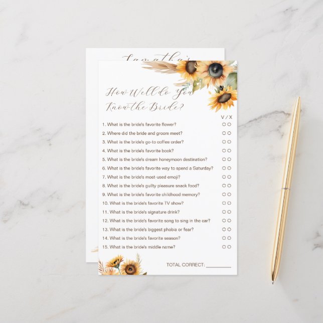 Solblommor, hur bra du vet att det är... (Fram/Back In Situ)