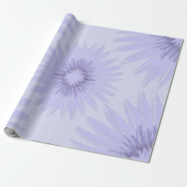 Solblommor i lavender presentpapper