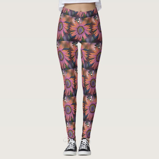 Solblommor i MUT Tones Leggings (Framsida)