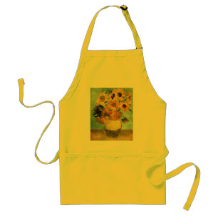 Solblommor i Vas (F455) Van Gogh Fine Art Förkläde
