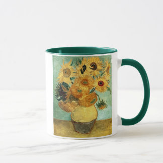 Solblommor i Vas (F455) Van Gogh Fine Art Mugg