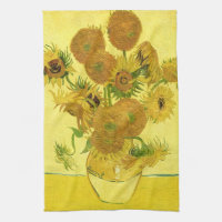 Solblommor i Vas Van Gogh Fine Art