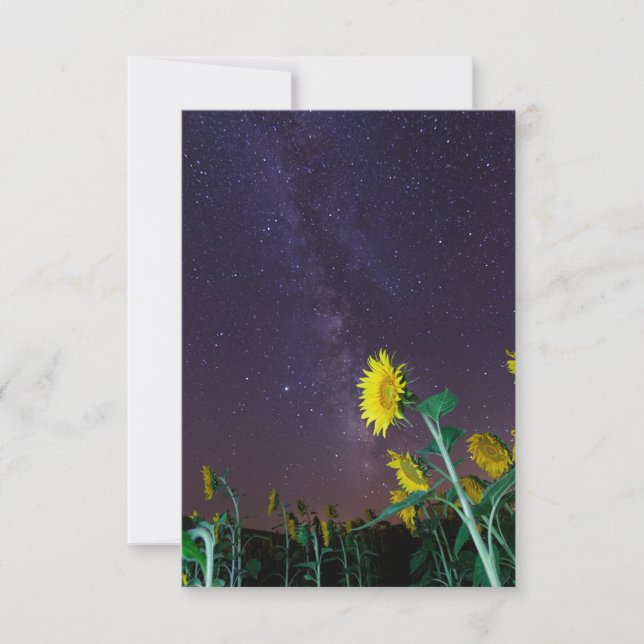 Solblommor Inbjudningar (Framsida)