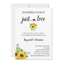 Solblommor Inget Finare bara Kärlek Elopement