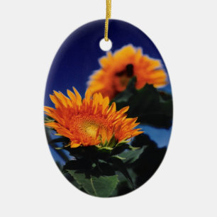 Solblommor Julgransprydnad Keramik