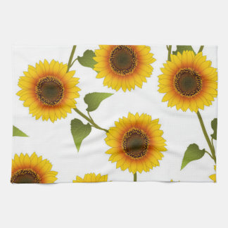 Solblommor Kökshandduk