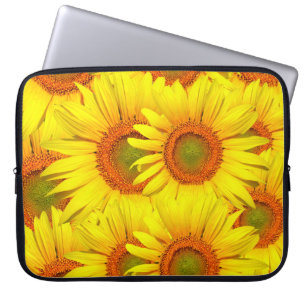 Solblommor Laptop Fodral