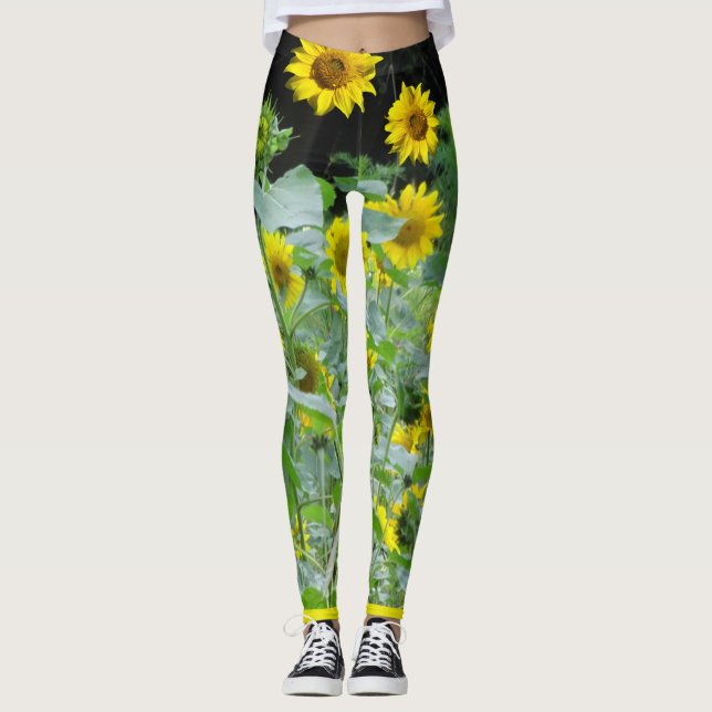 Solblommor Legging (Framsida)