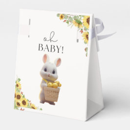 Solblommor Lemon Citrus Rabbit Summer Baby Shower Presentaskar