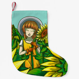 Solblommor Liten Julstrumpa