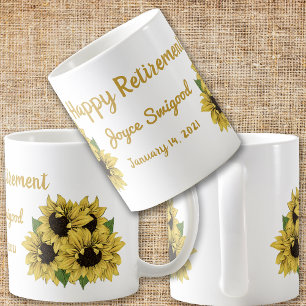 Solblommor Lycklig Pension Kaffemugg