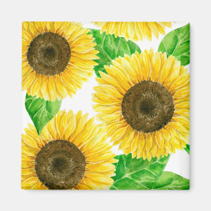 Solblommor Magnet
