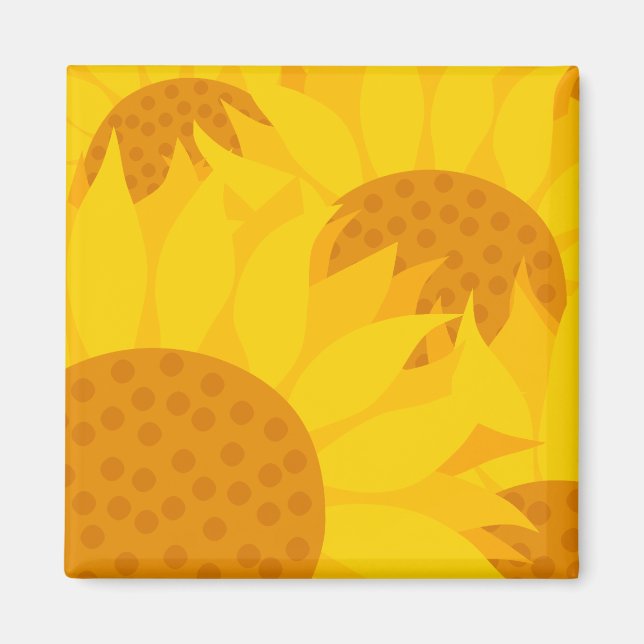Solblommor Magnet (Framsidan)