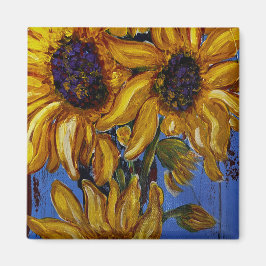 Solblommor Magnet