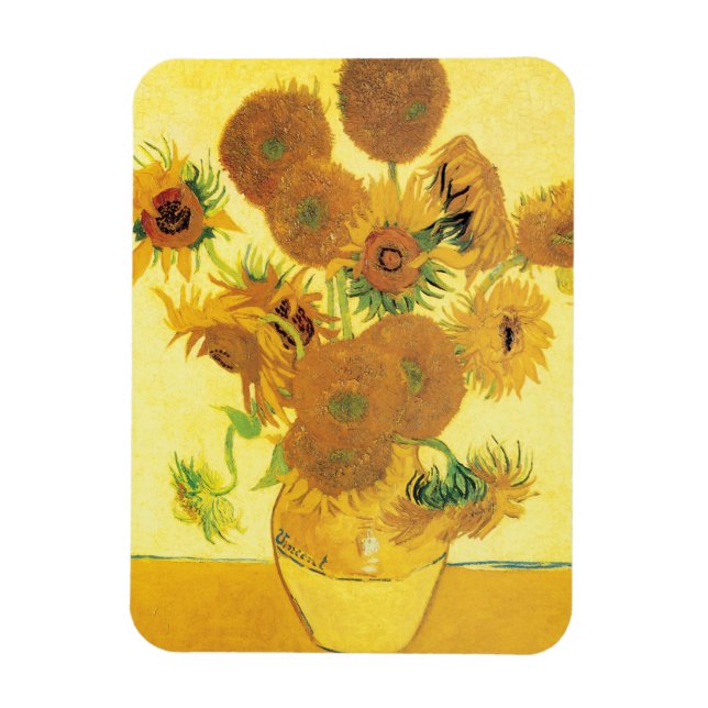 Solblommor Magnet (Vertikal)