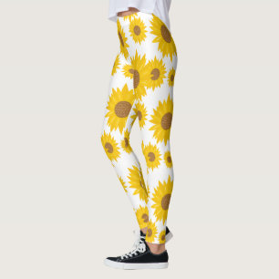 Solblommor med örter leggings