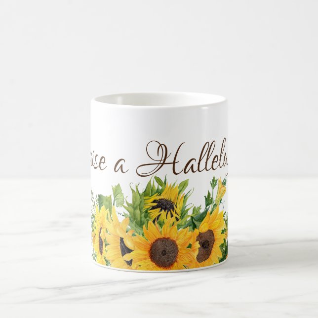 Solblommor med Raise a Hallelujah Kaffemugg (Center)