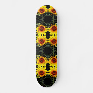 Solblommor Mini Skateboard Bräda 18,5 Cm