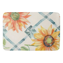 Solblommor Modern Distress-blommigt