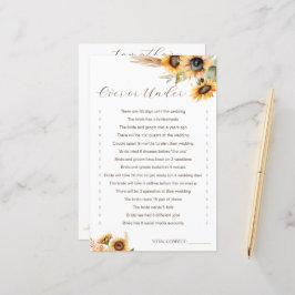 Solblommor möhippa över eller under spel