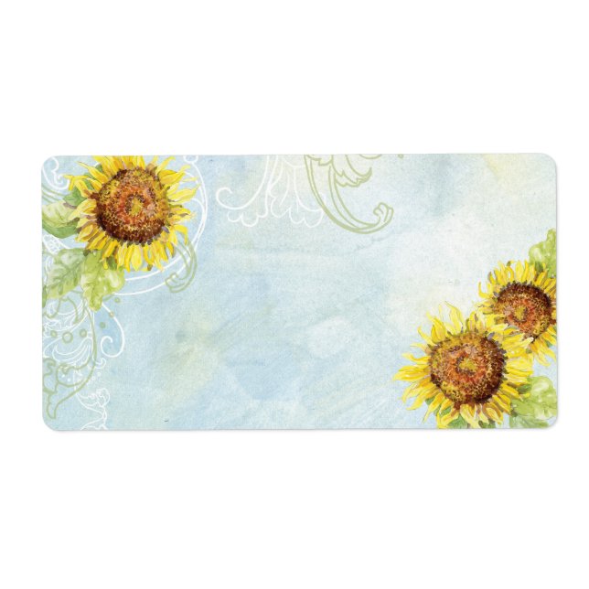 Solblommor n.r.l., bröllopsskyltar fraktsedel (Framsidan)