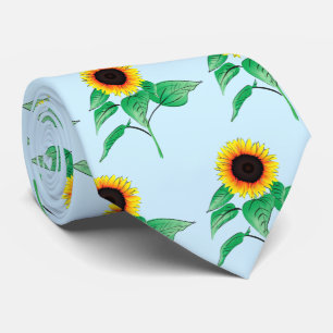 Solblommor Neck Tie - Ditt Färg Slips
