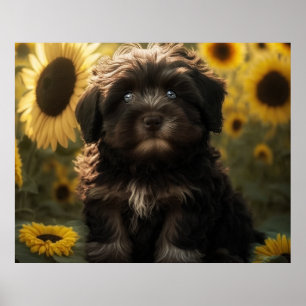 Solblommor och choklad Havesisk marionett av HavaH Poster