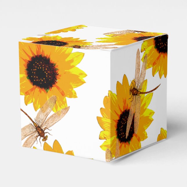 Solblommor och drakmer, presentaskar (Framsidan Sidan)
