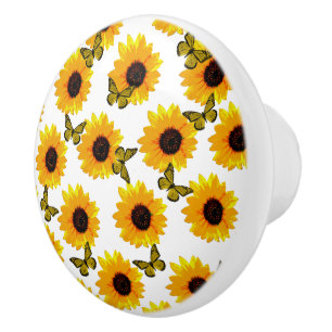 Solblommor och fjärilar, knopp