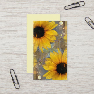 Solblommor och stjärnor visitkort