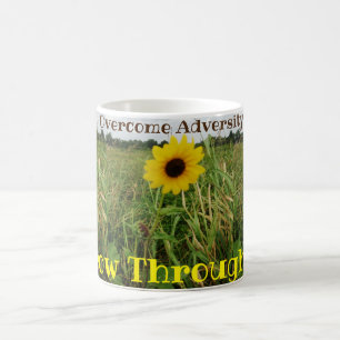 Solblommor, överkomlig motvikt - Mugg