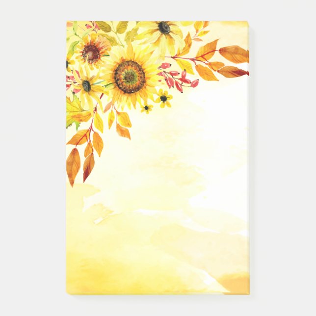 Solblommor Post-it Block (Framsida)